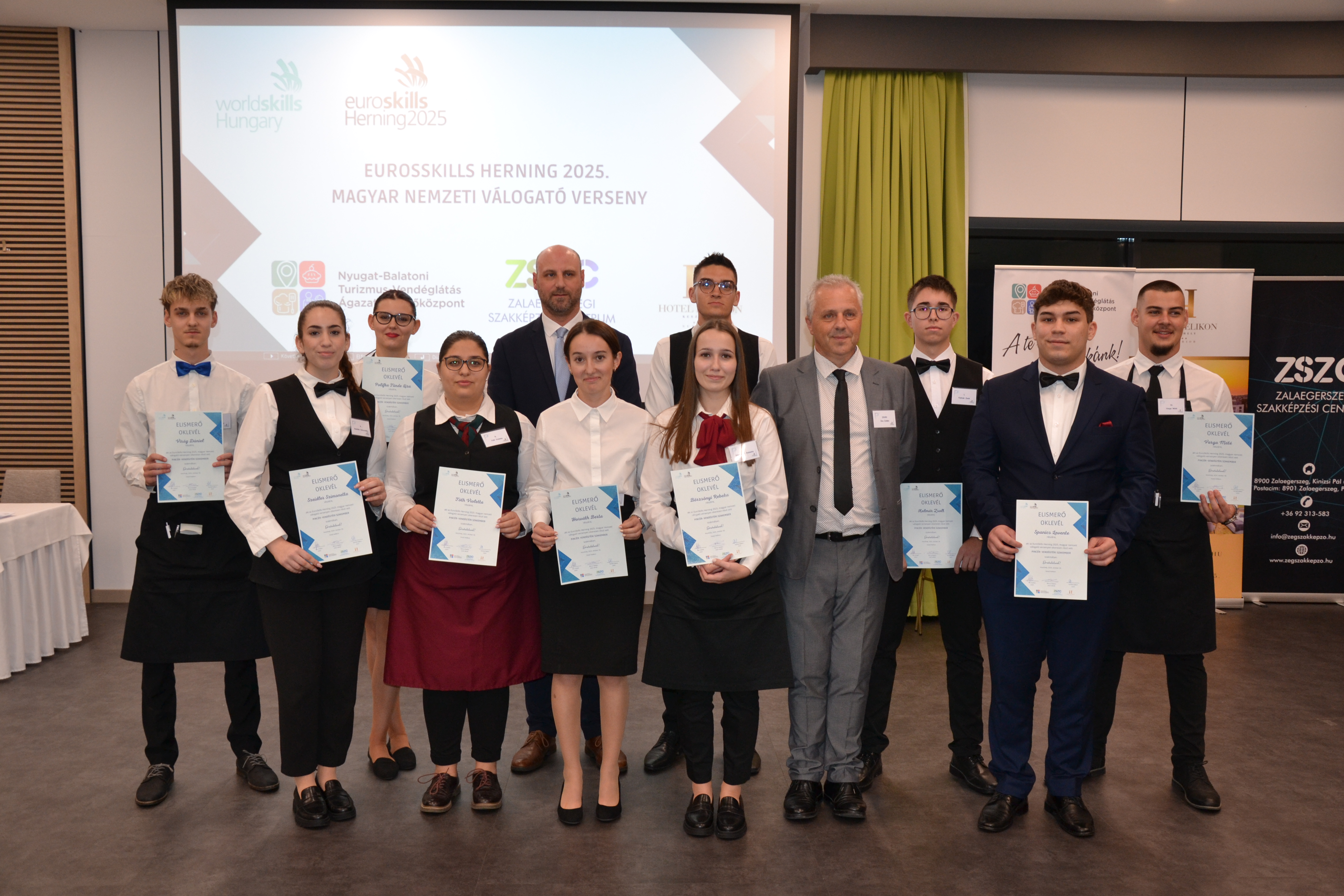 Megvannak az EuroSkills 2025. szakács és pincér magyar nemzeti döntő győztesei!